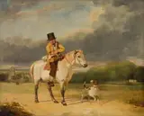 Thomas Woodward, Rider and His Dog, 1822, oil on board