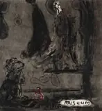 Deborah Bell, Museum Solstice, monotype on paper