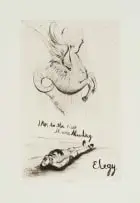 Elegy by Deborah Bell, drypoint etching on paper, sold Jun 2025