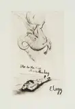 Deborah Bell, Elegy, drypoint etching on paper