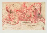 Deborah Bell, Flux III (State I), drypoint, etching and spitbite aquatint on paper