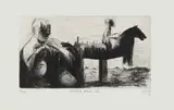 Deborah Bell, Sketchbook I, drypoint and spitbite aquatint on paper