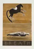 Deborah Bell, Breath, drypoint and spitbite aquatint with softground on hand-coloured chine collé on paper