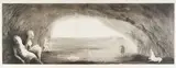 Deborah Bell, She Wolf, four plate etching, drypoint, spitbite and aquatint on two sheets of paper joined in the centre