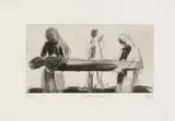 Deborah Bell, Sketchbook IV, drypoint and spitbite aquatint on paper