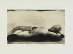 Deborah Bell, The Limits of your Longing, drypoint and softground etching with gampi on paper