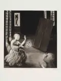 Deborah Bell, Reveal II, drypoint, hardground and spitbite etching on paper