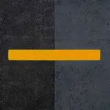 Strijdom van der Merwe, Demarcation II, road paint and acrylic on canvas