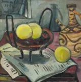 Irma Stern, Still Life with Grapefruit, oil on canvas