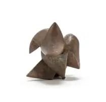 Edoardo Villa, Interlocking Forms, bronze with a brown patina
