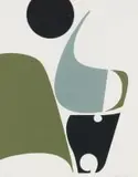 Ernst de Jong, Abstract Composition, colour screenprint on paper