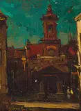 Gateway by Adriaan Boshoff, oil on canvas laid down on board, sold Jun 2025