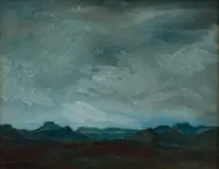 Jan du Toit, Molteno Eastern Cape, oil on canvas