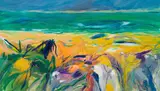 Olivia Scholnick, Seascape, oil on canvas