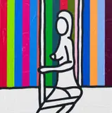 Richard Scott, My Candy, My Candy Series, impasto and acrylic on canvas
