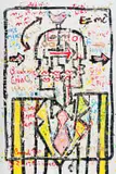 Conrad Bo, Thinking About the 2nd Congo War, The Superblur Art Movement, Love Conquers All, acrylic and enamel on canvas