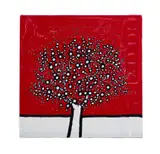 Richard Scott, My Red Money Tree, My Trees Series, impasto and acrylic on canvas