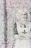 Conrad Bo, The Nurse & the Blanch Scheles Model in Superblur Harlton Dots Love Conquers All, acrylic and enamel on canvas