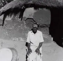 Paul Alberts, Wilhemina Ramateva, Cyferkuil (sic), Northern Province 1997, hand-printed silver gelatin print