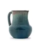 Linn Ware & Ceramic Studio, Small jug with flared rim, blue- and rust-glazed earthenware