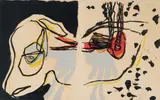 Karel Appel, A Beast Drawn Man G