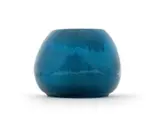 Small round vase by Linn Ware & Ceramic Studio, blue-glazed earthenware, offered Jun 2025