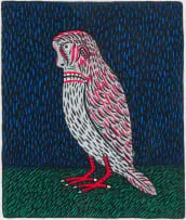 Birdman by Norman Catherine, colour screenprint on paper, offered Jun 2025