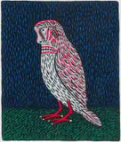 Norman Catherine, Birdman, colour screenprint on paper