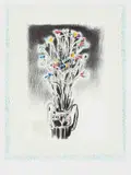 Andrew Verster, Wild Statice, colour lithograph on paper