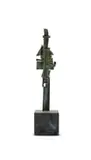 Johann Moolman, Untitled (Abstract Figure I), bronze with a verdigris patina