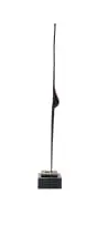 Johann Moolman, Untitled (Abstract Totem), iron, on a wood base