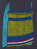 Khanyisile Mawhayi, Tilo, oil pastel on unstretched canvas