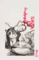 Mechanisms for Hating by Christiaan Diedericks, etching on paper, sold Jun 2025