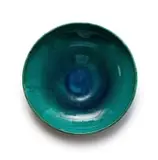 Linn Ware, Bowl, blue- and green-glazed earthenware