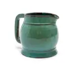Linn Ware & Ceramic Studio, Baluster-shaped jug, mottled green-glazed earthenware