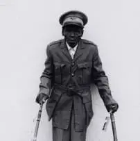 Paul Alberts, Security Guard, West Falia, Duiwelskloof, Northern Province 1989, hand-printed silver gelatin print