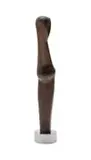 Edoardo Villa, Standing Figure II, bronze with a dark brown patina, on a steel base