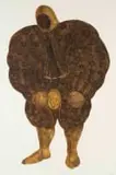Walter Oltmann, Warrior, 2007, ink on paper