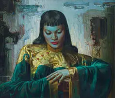 Vladimir Tretchikoff, Lady from the Orient, oil on canvas