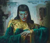 Vladimir Tretchikoff, Lady from the Orient, oil on canvas