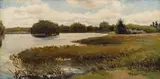 Frans Oerder, Lake View, Braamfontein Farm (Zoo Lake), oil on canvas