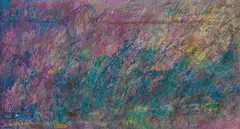 David Koloane, Tempest, acrylic and pastel on canvas