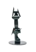 Standing Form by Edoardo Villa, painted steel, on a steel base, sold May 2025