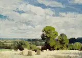 Edward Seago, The Harvest Field – Norfolk