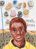 Colbert Mashile, Made From, mixed media and watercolour on paper