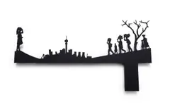 Jaco Sieberhagen, The Promised Land - Egoli, No Place Like Home Series, 2009, painted steel