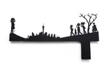 Jaco Sieberhagen, The Promised Land - Egoli, No Place Like Home Series, 2009, painted steel