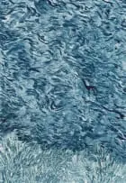 Shakil Solanki, Let Us Go Out, Bowing to the Ocean, a Raging Current, oil-based monotype on paper