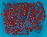 Dirk Meerkotter, Ruimte, colour screenprint on paper