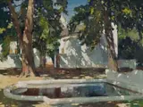 Terence McCaw, White Wall at Groot Constantia
